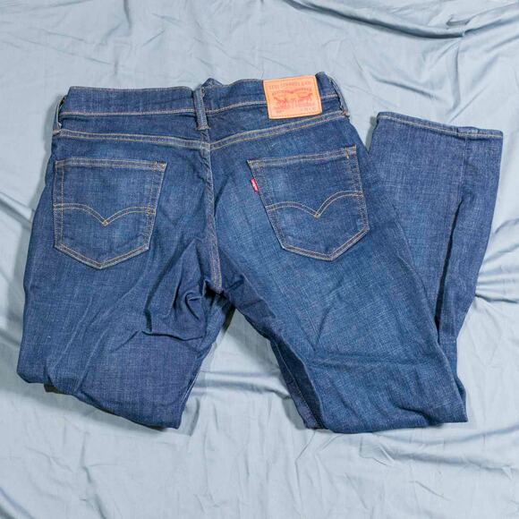 Levis 511 Jeans Mens 33x30 Blue Denim Straight Leg Modern - Picture 4 of 4